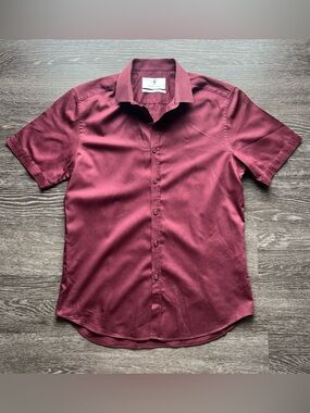 Father Sons 100% Egyptian Cotton Short-Sleeve Button-Down